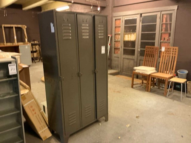 3-deurs lockerkast - afbeelding 2 van  3