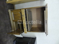 3-deurs tv-meubel, 1 eikenhouten lade - afbeelding 3 van  4