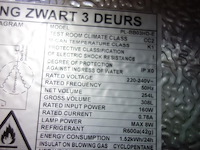 3-deurs vitrinekoelkast - afbeelding 4 van  4