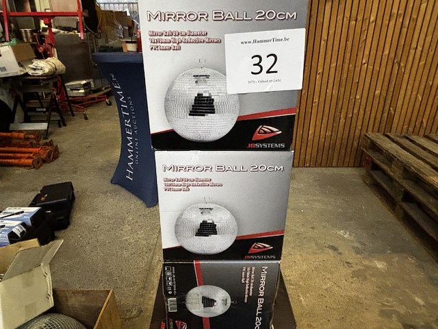 3 discobollen 20cm met motor - afbeelding 2 van  2