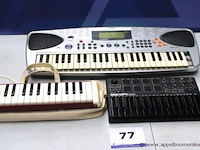 3 div elektron muziekapparaten, werking niet gekend, zonder kabels - afbeelding 1 van  4