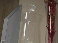 3 div glazen vazen h= 60 ,50 en 35 cm - afbeelding 3 van  5