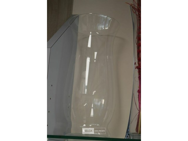 3 div glazen vazen h= 60 ,50 en 35 cm - afbeelding 5 van  5