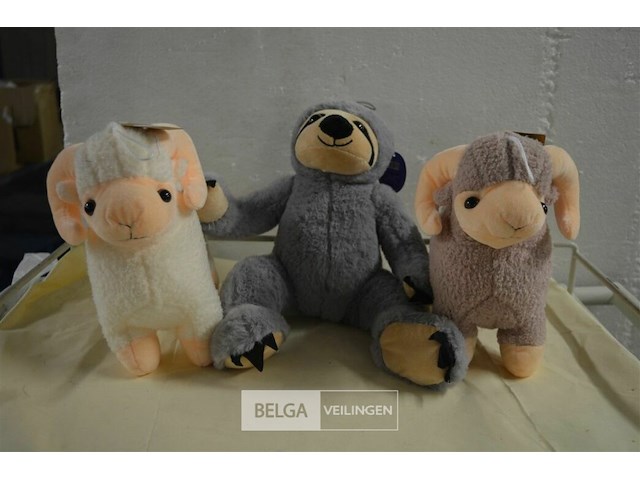 3 div soorten knuffels - afbeelding 1 van  3