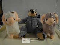3 div soorten knuffels - afbeelding 1 van  3