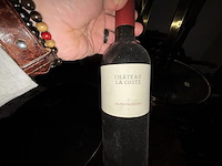 3 div wijnrekjes met div flessen wijn - afbeelding 9 van  10