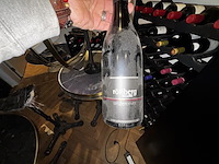 3 div wijnrekjes met div flessen wijn - afbeelding 10 van  10