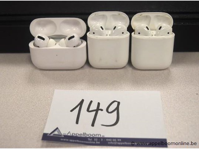 3 div wireless earphones apple, zonder kabels, werking niet gekend - afbeelding 1 van  3