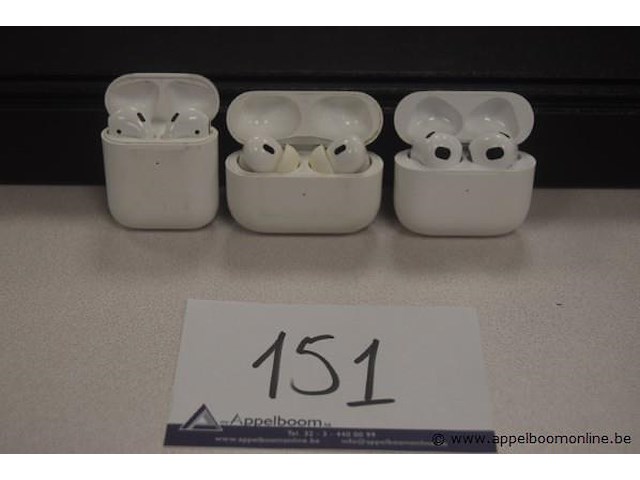 3 div wireless earphones apple, zonder kabels, werking niet gekend - afbeelding 1 van  3