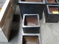 3 diverse bloempotten - afbeelding 1 van  5