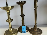 3 diverse kandelaars - afbeelding 1 van  6
