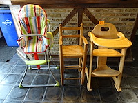 3 diverse kinderstoelen