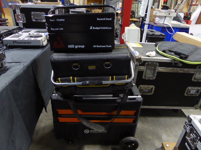 3 diverse lege werkkoffers - afbeelding 1 van  2