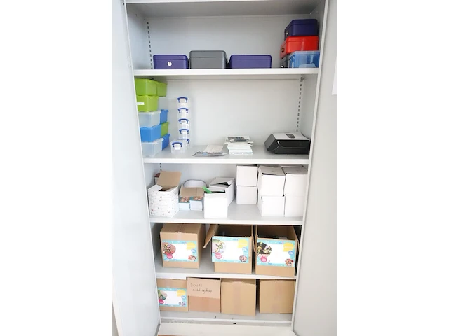 3 diverse metalen dossierkasten + inhoud - afbeelding 5 van  7