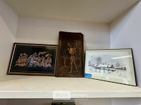 3 diverse muurdeco - afbeelding 1 van  4