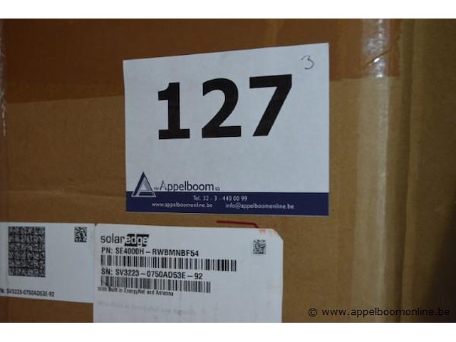 3 diverse omvormers, wo. solaredge, se4000h - rwmbnbf54, werking niet gekend - afbeelding 2 van  2