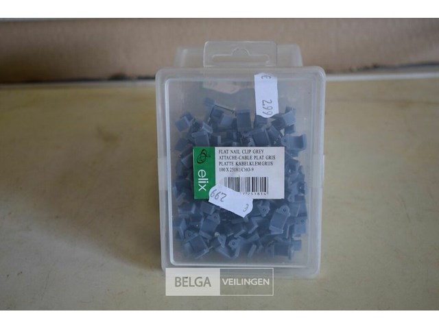 3 doosjes platte kabelklem 100x25181 cho 9 - afbeelding 1 van  2