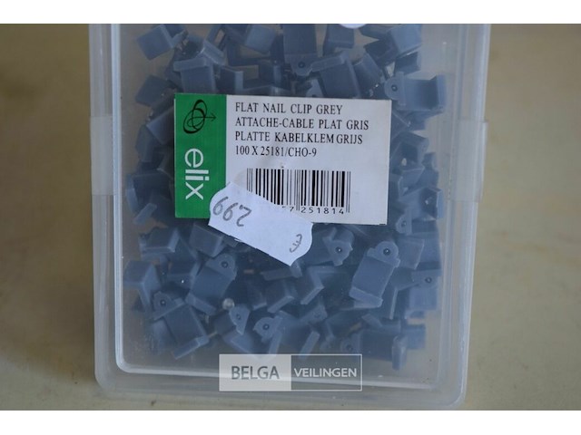 3 doosjes platte kabelklem 100x25181 cho 9 - afbeelding 2 van  2