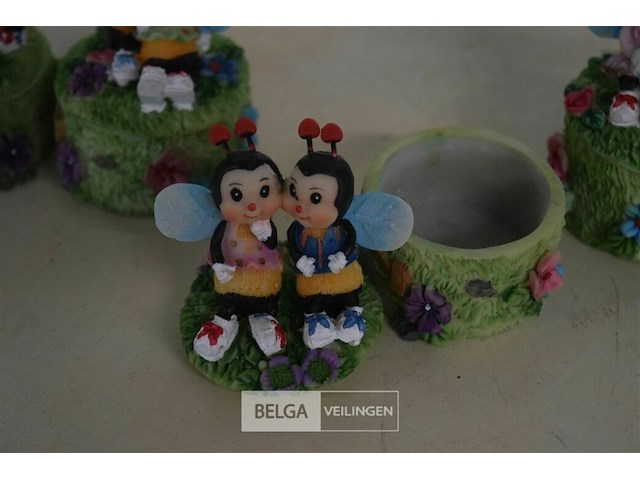 3 doosjes van 4 gedecoreerd potjes - afbeelding 4 van  4