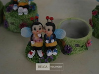 3 doosjes van 4 gedecoreerd potjes - afbeelding 4 van  4