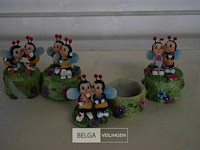 3 doosjes van 4 gedecoreerd potjes - afbeelding 1 van  3