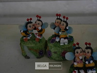 3 doosjes van 4 gedecoreerd potjes - afbeelding 2 van  3