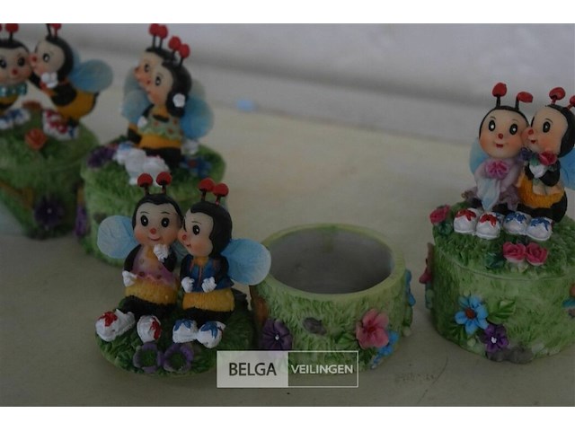 3 doosjes van 4 gedecoreerd potjes - afbeelding 5 van  5