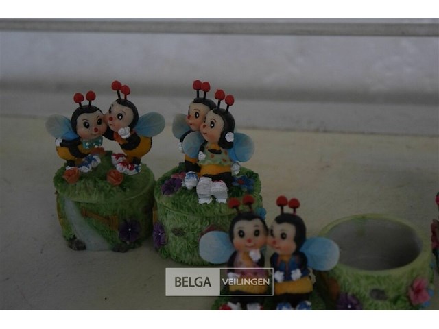 3 doosjes van 4 gedecoreerd potjes - afbeelding 2 van  3