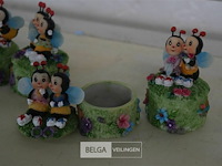 3 doosjes van 4 gedecoreerd potjes - afbeelding 3 van  3