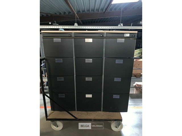 3 dossierkasten met 4 lades - afbeelding 1 van  2
