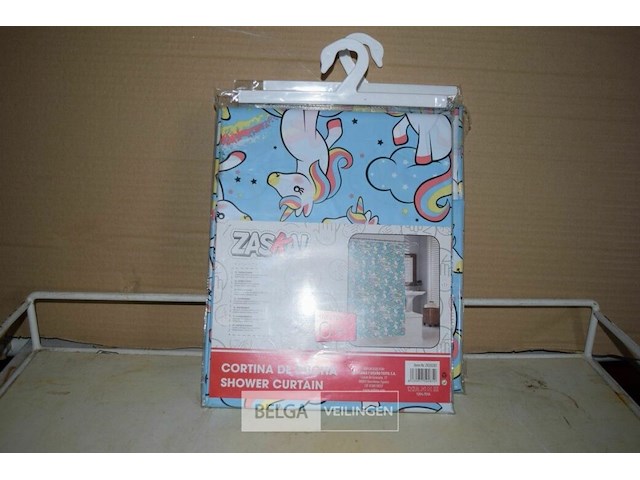 3 douchegordijnen 180x200 cm - afbeelding 1 van  1