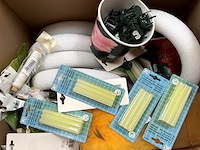 3 dozen, inh. div. hobbymateriaal, wo. linnen, naturbast - afbeelding 2 van  4