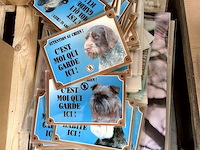 3 dozen, inh. partij div. huisdieren toebehoren en enige bordjes - afbeelding 3 van  4