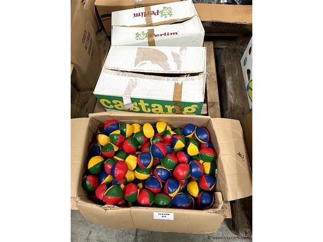 3 dozen, inh. partij jongleer ballen - afbeelding 1 van  1