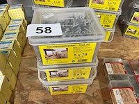 3 dozen inox terras schroeven