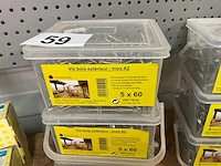 3 dozen inox terras schroeven - afbeelding 2 van  4