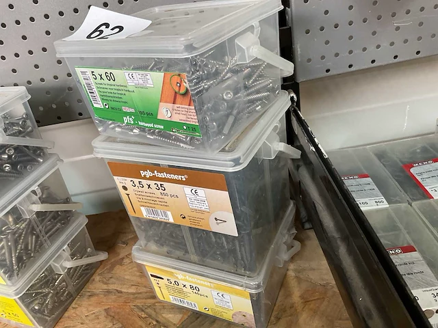 3 dozen inox terras schroeven - afbeelding 4 van  4