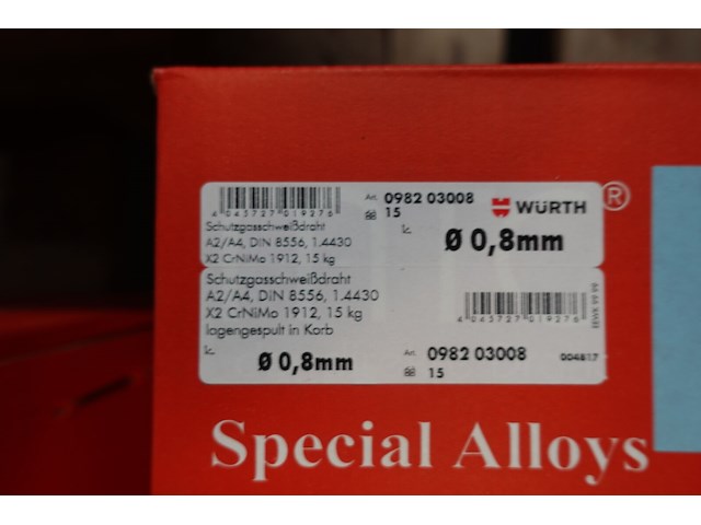 3 dozen lasdraad van 15 kilo 0,8mm - afbeelding 4 van  6