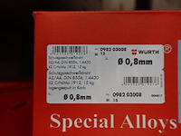 3 dozen lasdraad van 15 kilo 0,8mm - afbeelding 4 van  6