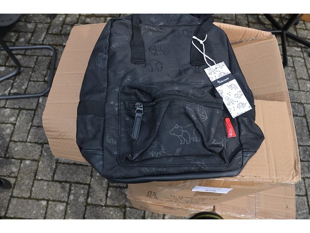 3 dozen met ca. 62 zwarte rugzakken animals - afbeelding 1 van  7