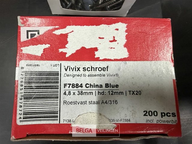 ± 3 dozen schroeven vivix - afbeelding 2 van  3