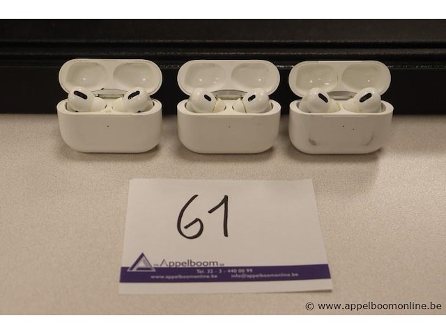 3 earpods apple, zonder kabels, werking niet gekend - afbeelding 2 van  3
