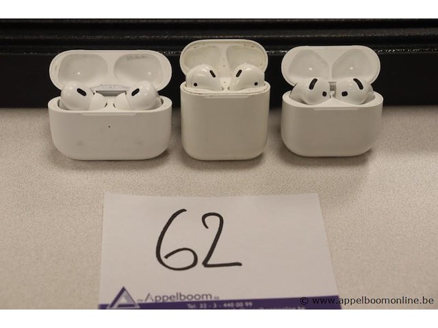 3 earpods apple, zonder kabels, werking niet gekend - afbeelding 1 van  3