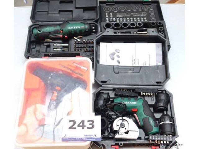 3 elektrische handgereedschappen, werking niet gekend - afbeelding 1 van  3