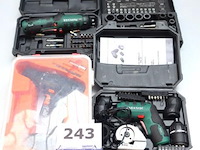 3 elektrische handgereedschappen, werking niet gekend
