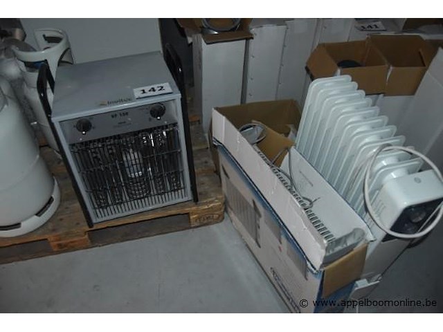 3 elektrische verwarmingselementen, wo. invitec, rp 150, 15kw, delonghi, hcm 2000, werking niet gekend - afbeelding 1 van  5