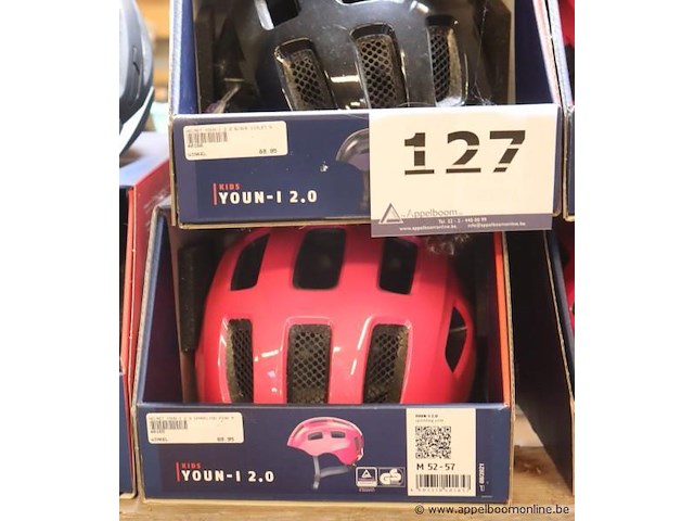 3 fietshelmen abus youn-1 2,0, maat m en s - afbeelding 1 van  2