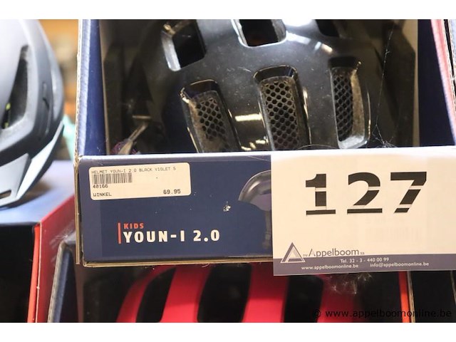 3 fietshelmen abus youn-1 2,0, maat m en s - afbeelding 2 van  2