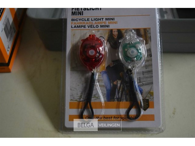 3 fietskoplamp, 3 mini fietslicht - afbeelding 3 van  4