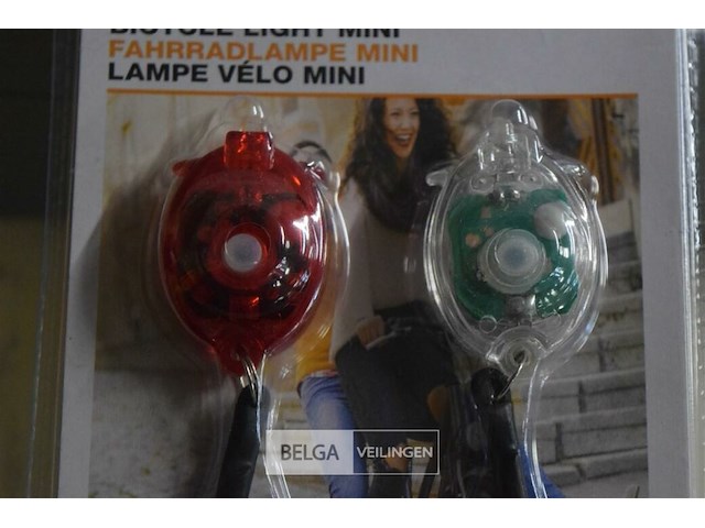 3 fietskoplamp, 3 mini fietslicht - afbeelding 4 van  4